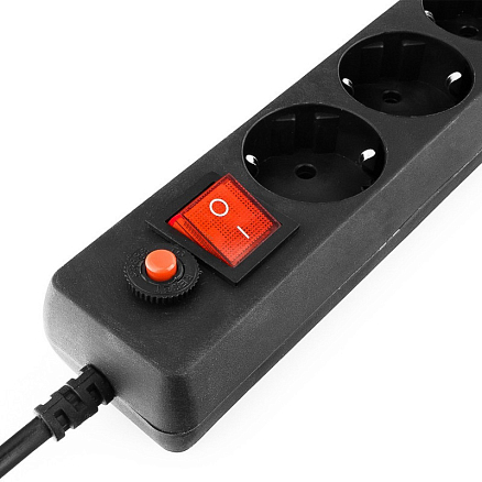 Сетевой фильтр на 6 розеток длина 1,8 м Гарнизон EHB-6