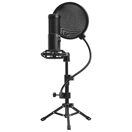 Микрофон для стрима с поп-фильтром Lorgar Voicer 721 черный