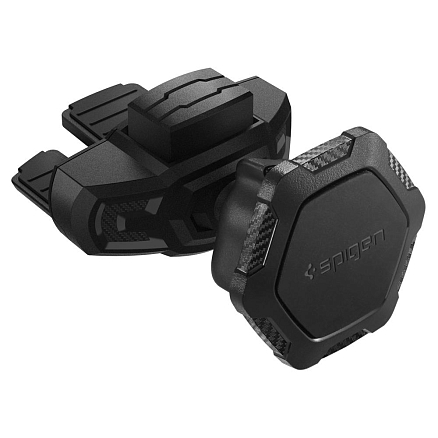Держатель автомобильный в слот CD магнитный Spigen SGP Kuel QS24 черный