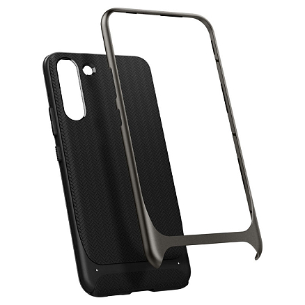 Чехол для Samsung Galaxy S22 гибридный Spigen Neo Hybrid черно-серый