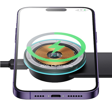 Держатель для смартфона Baseus C02 Pro Series Magnetic Wireless Charging Car Mount C40156000111-00