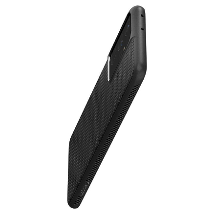 Чехол для Samsung Galaxy S21 Ultra гелевый Spigen SGP Liquid Air матовый черный