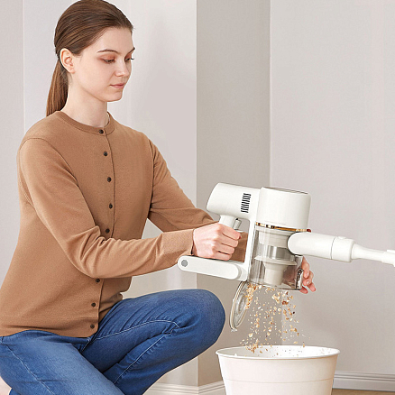 Вертикальный пылесос Dreame R10 беспроводной белый