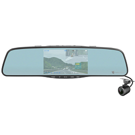 Видеорегистратор зеркало с камерой заднего вида Navitel MR250 + подарочный сертификат на ПО Navitel