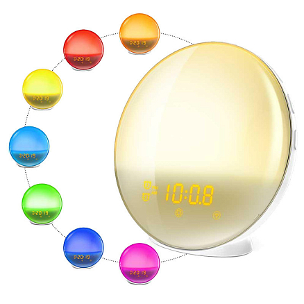 Световой будильник с радио Nova Sunrise & Sunset