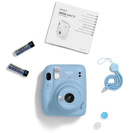 Фотоаппарат мгновенной печати Fujifilm Instax Mini 11 светло-голубой