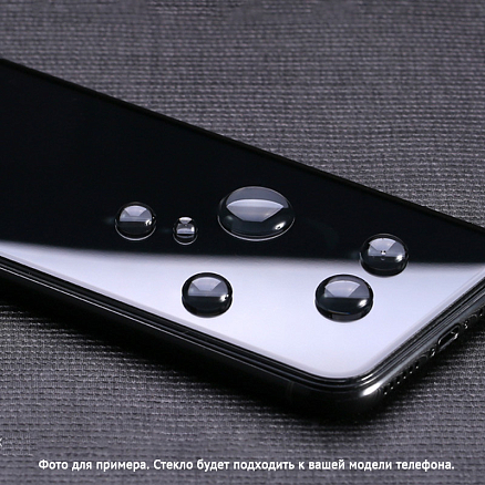 Защитное стекло для iPhone 12 Mini на весь экран противоударное Remax Emperor Privacy с защитой от подглядывания черное