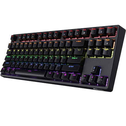 Клавиатура беспроводная Bluetooth Royal Kludge RK87 RK Red механическая с подсветкой игровая черная