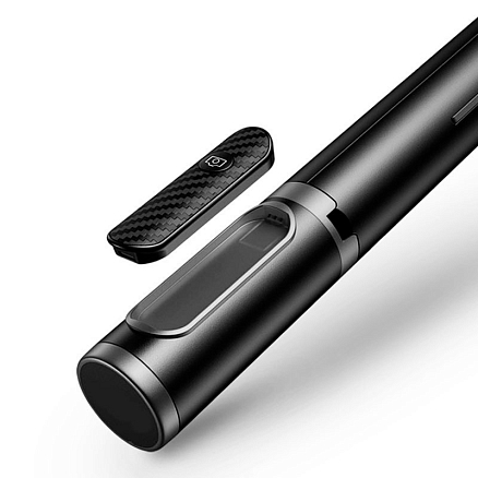 Монопод (палка для селфи) Bluetooth с кнопкой и треногой Nova Phantom 202 черный