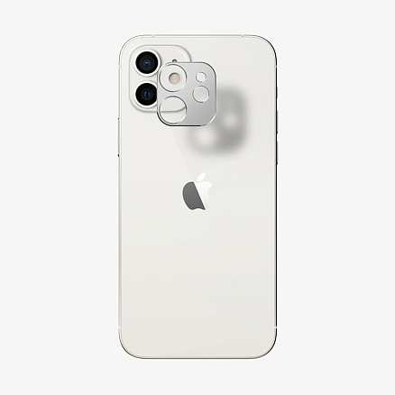 Защитная крышка на камеру iPhone 12 Ringke Camera Styling серебристая
