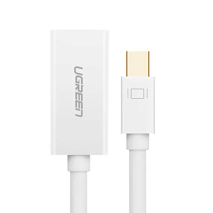 Переходник Mini DisplayPort - HDMI (папа - мама) длина 18,5 см 4K Ugreen MD112 белый
