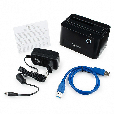 Док-станция для жестких дисков Gembird HD32-U3S-4 USB 3.0 универсальная черная