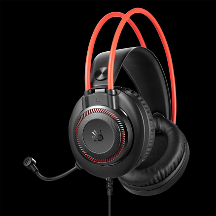 Наушники A4Tech Bloody G200S полноразмерные с микрофоном игровые черные