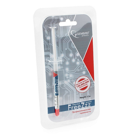 Термопаста Gembird FreeZzz GF-01 в шприце 1,5 г