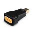 Переходник (преобразователь) Mini DisplayPort - VGA (папа - мама) Cablexpert компактный черный