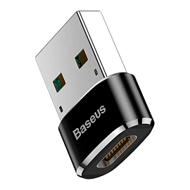 Переходник Type-C - USB (мама - папа) хост OTG Baseus CAAOTG-01 черный
