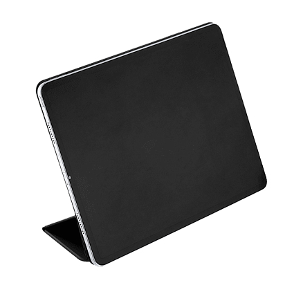 Чехол для iPad Pro 12.9 2020, 2021, 2022 кожаный книжка uBear Touch Case черный