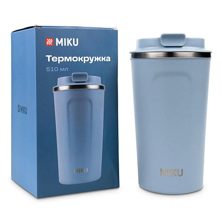 Термокружка Miku TH-MG-510 510 мл голубая