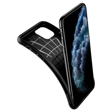 Чехол для iPhone 11 Pro Max гелевый Spigen SGP Liquid Air матовый черный