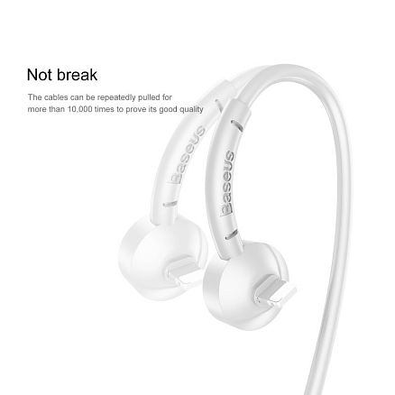 Кабель USB - Lightning для зарядки iPhone 1 м 2.1А с угловым штекером Baseus Maruko белый