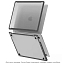 Чехол для Apple MacBook Air 13 (2018-2019) A1932, (2020) А2179, M1 (2020) A2337 гибридный WiWU iShield TPU Frame прозрачно-серый