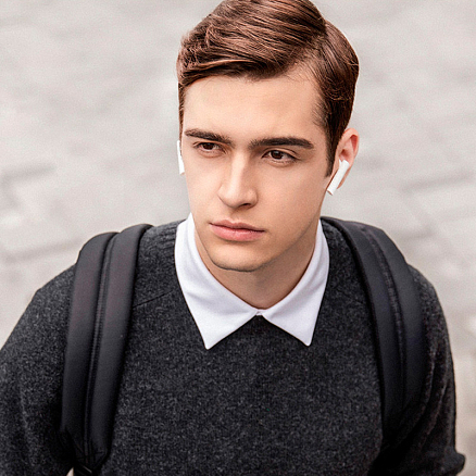 Наушники TWS беспроводные Bluetooth Xiaomi Mi True Wireless Earphones 2S вкладыши белые