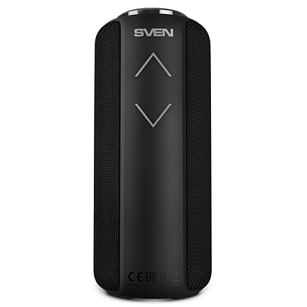 Портативная колонка Sven PS-275 с защитой от воды, подсветкой, FM-радио, USB и поддержкой MicroSD карт черная
