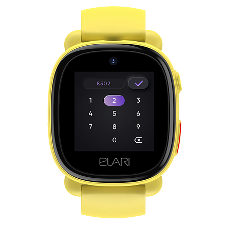 Детские умные часы с видеозвонками, GPS и Wi-Fi трекером Elari KidPhone 4G Lite желтые