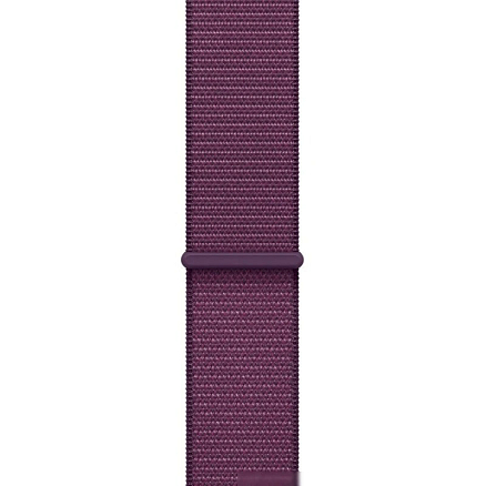 Умные часы Apple Watch Series 10 46 мм (алюминиевый корпус, розовое золото/сливовый, нейлоновый ремешок)