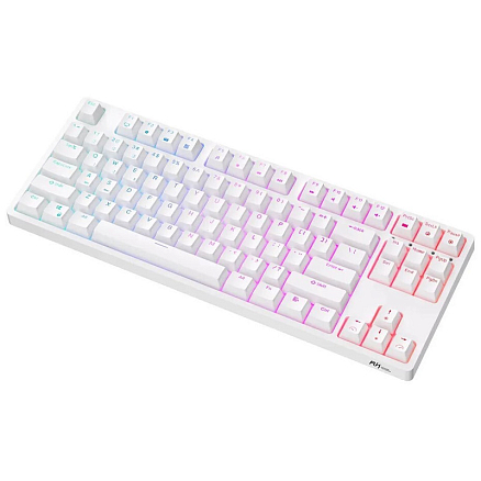 Клавиатура беспроводная Bluetooth Royal Kludge RK87 RK Red механическая с подсветкой игровая белая