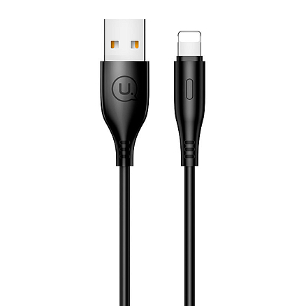 Кабель USB - Lightning для зарядки iPhone 1 м 2А Usams U18 черный