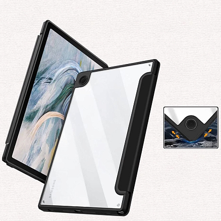 Чехол для Samsung Galaxy Tab A8 10.5 (2022) гибридный Tech-Protect SmartCase черный
