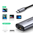 Преобразователь USB 3.0 - HDMI, VGA (папа - мама, мама) с кабелем Ugreen CM449 серый