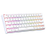 Клавиатура беспроводная Bluetooth Royal Kludge RK61 RK Red механическая с подсветкой игровая белая