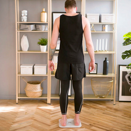 Умные напольные весы Picooc S3 (Wi-Fi, Bluetooth) размер 33х33 см белые