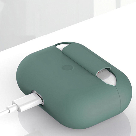 Чехол для наушников AirPods, AirPods 2 для полной защиты Tech-Protect Icon зеленый