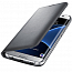 Чехол для Samsung Galaxy S7 Edge книжка оригинальный Led View Cover EF-NG935PSEGRU серебристый