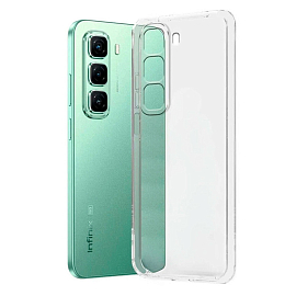 Чехол для Infinix Hot 50 Pro силиконовый Clear Case прозрачный