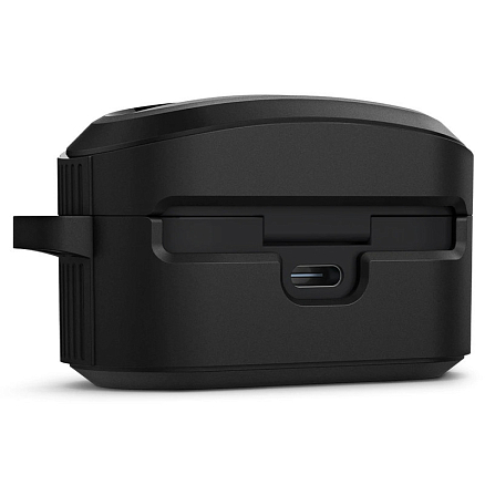 Чехол для наушников Sony WF-1000XM4 гелевый Spigen Rugged Armor черный