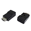 Переходник (преобразователь) HDMI - VGA (папа - мама) компактный Cablexpert черный