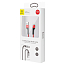Кабель USB - Lightning для зарядки iPhone 1,5 м 2А плетеный Baseus Confidant красный