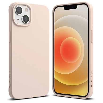 Чехол для iPhone 13 mini гелевый ультратонкий Ringke Air S розовый