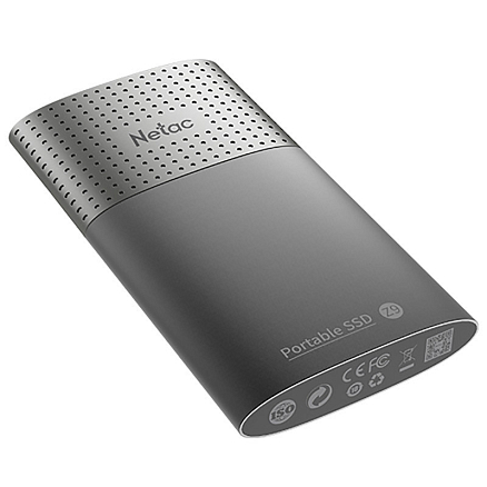 Внешний SSD накопитель Netac Z9 128GB Type-C USB 3.2 Gen2 черно-серебристый