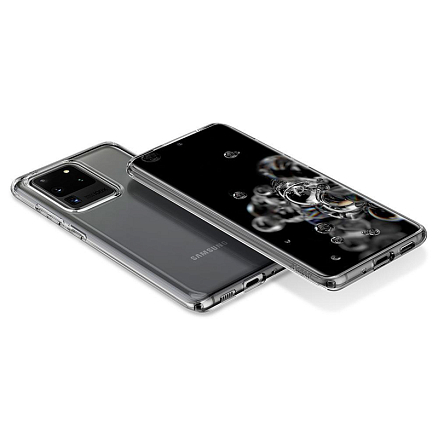 Чехол для Samsung Galaxy S20 Ultra гелевый ультратонкий Spigen SGP Liquid Crystal прозрачный