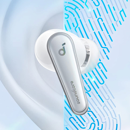 Наушники TWS беспроводные Anker SoundCore Liberty 4 вакуумные с микрофоном и активным шумоподавлением белые
