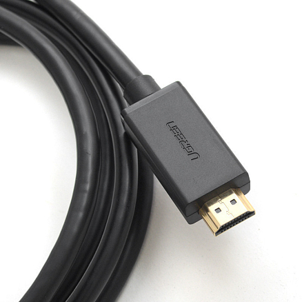 Кабель DisplayPort - HDMI (папа - папа) длина 2 м 4Kx2K Ugreen DP101 черный