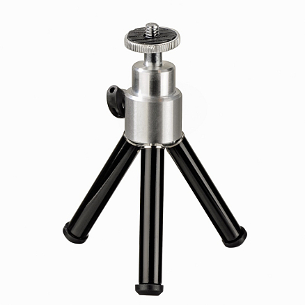 Мини-штатив для телефона, фотоаппарата или экшн-камеры Hama BallMini L4 4063 черный