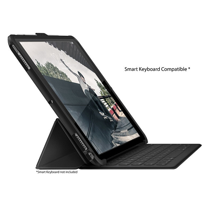 Чехол для iPad Pro 10.5, Air 2019 гибридный для экстремальной защиты - книжка Urban Armor Gear UAG Metropolis черный