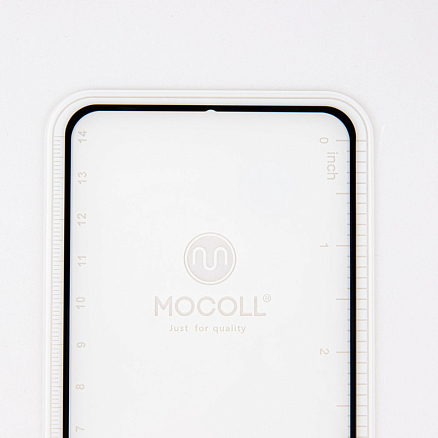Защитное стекло для Xiaomi Redmi Note 8 на весь экран противоударное Mocoll Storm 2.5D черное