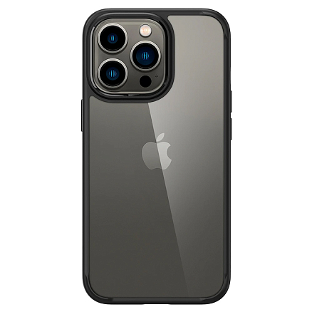 Чехол для iPhone 13 Pro гибридный Spigen SGP Ultra Hybrid прозрачно-черный матовый